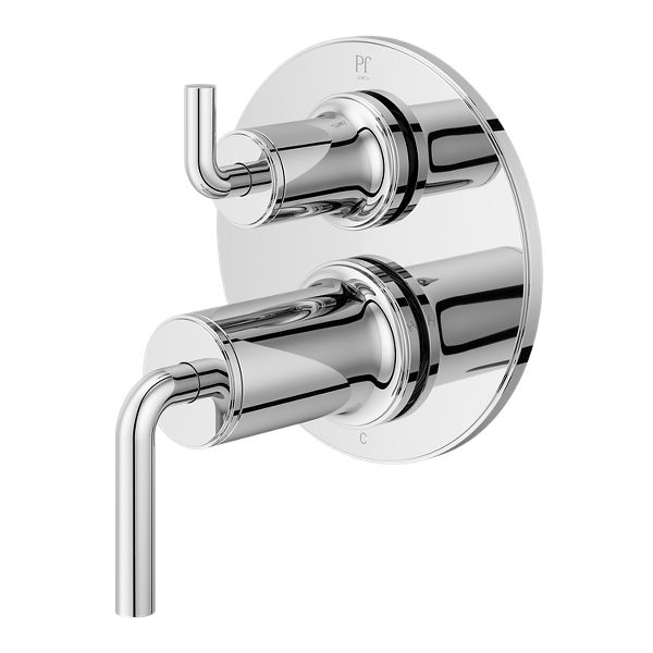 Polished Chrome Tenet R89-STNTC Stacked Diverter Trim Kit