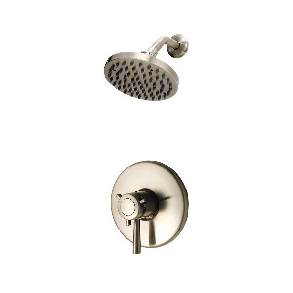 Brushed Nickel Thermostatic Shower Systems R89-7TUK 1-Handle