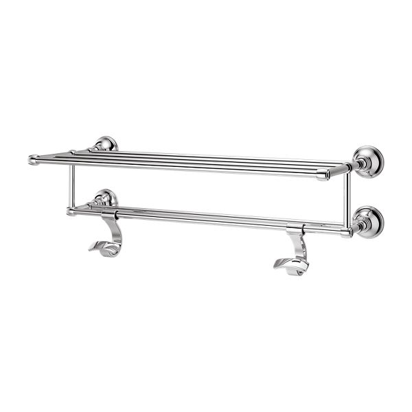 Moveable towel online rack