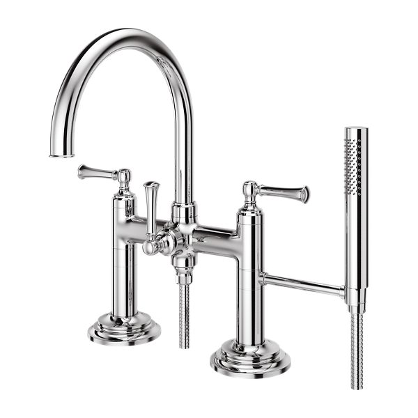 Primary Product Image for Tisbury Deck Mount 2-Handle Tub Filler with Hand Shower