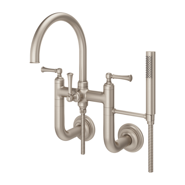 Primary Product Image for Tisbury Wall Mount 2-Handle Tub Filler with Hand Shower