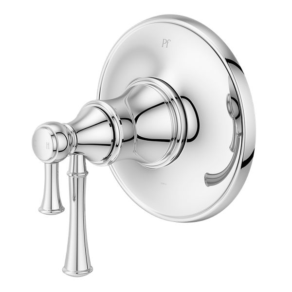 Polished Chrome Tisbury R89-TB0C Thermostatic Trim Kit | Pfister