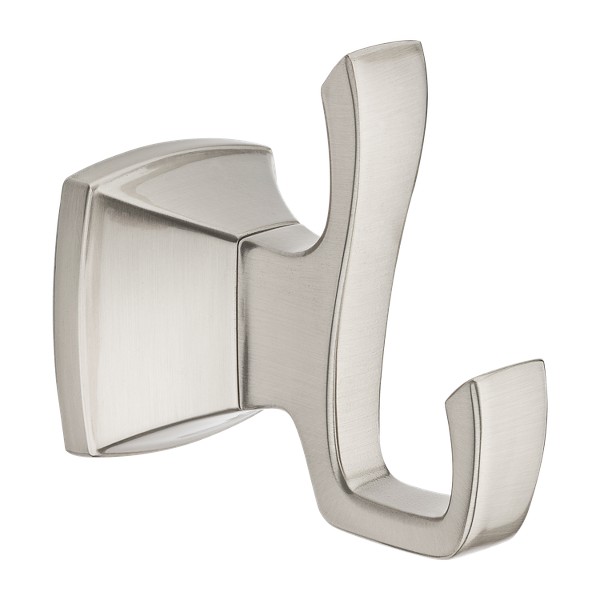 Home Impressions Aria Brushed Nickel Single Robe Hook - Hevenor