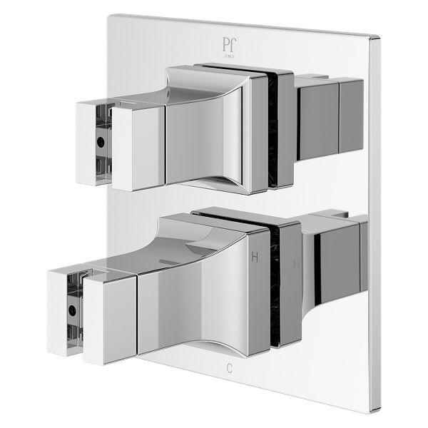 Polished Chrome Verve R89-SVRVC Stacked Diverter Trim Kit