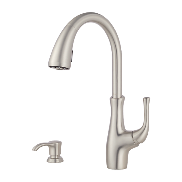 Spot Defense Stainless Steel Vosa F 529 7vvgs 1 Handle Pull Down