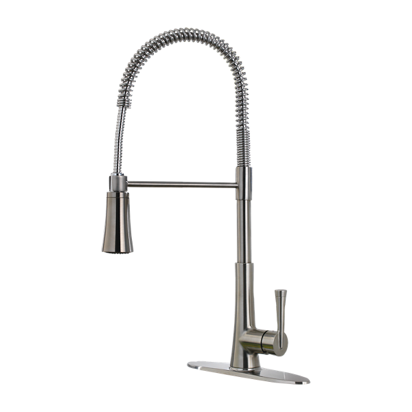 Stainless Steel Zuri Lg529 Mcs 1 Handle Pull Down Kitchen Faucet