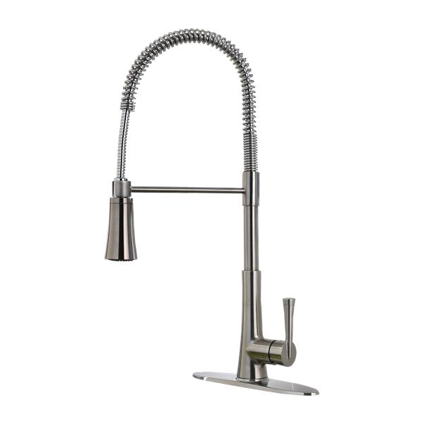 Stainless Steel Zuri LG529-MCS 1-Handle Pull-Down Kitchen Faucet