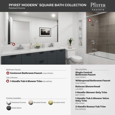Product Thumbnail Image for pfirstmodensquarebathcollection_option1_polishedchrome